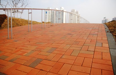 점토바닥벽돌 (단색) – 공원조성사업